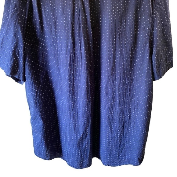 Men’s Old Navy Cotton Short-sleeve Button-down Shirt Navy Blue Size XXL - Picture 6 of 11